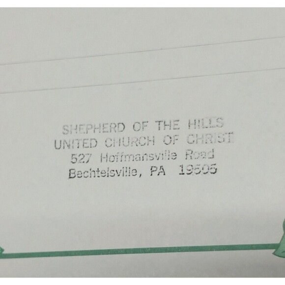 Vtg Pew Bible International Bible Society NIV Church of Christ Blue Fair Conditi - Picture 3 of 16